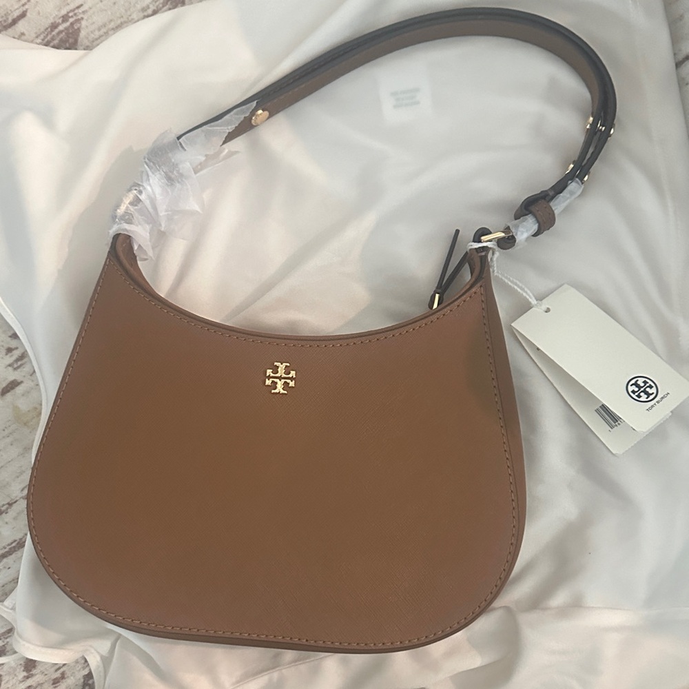 Tory Burch Tan Leather Shoulder Bag